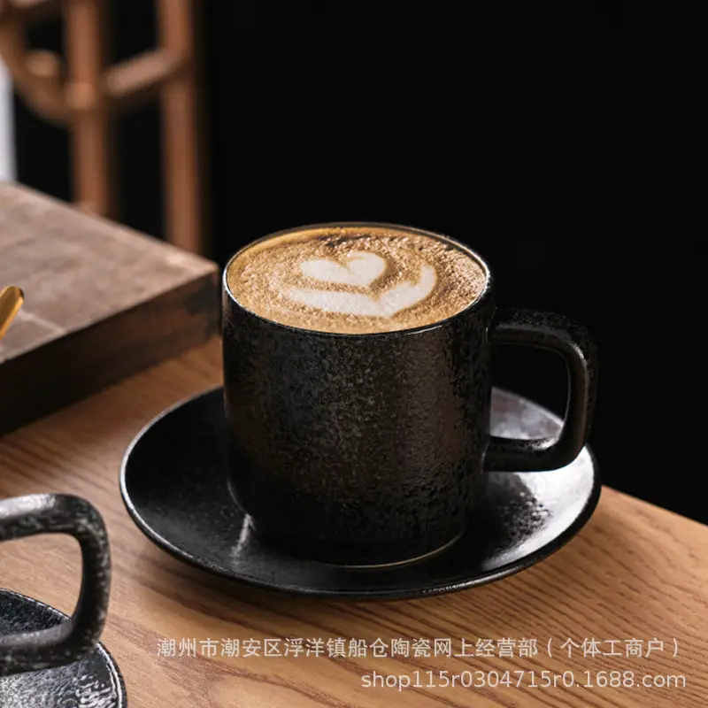 Japanese Ceramic Mug for Milk Tea Latte Coffee Vintage Design - Image 14