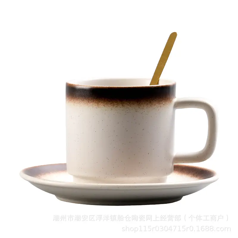 Japanese Ceramic Mug for Milk Tea Latte Coffee Vintage Design - Image 15