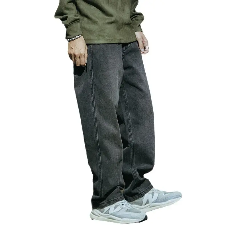 Autumn Fleece Jeans Boys Wide Leg Pants - Image 6