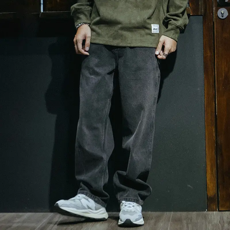 Autumn Fleece Jeans Boys Wide Leg Pants — feature 5