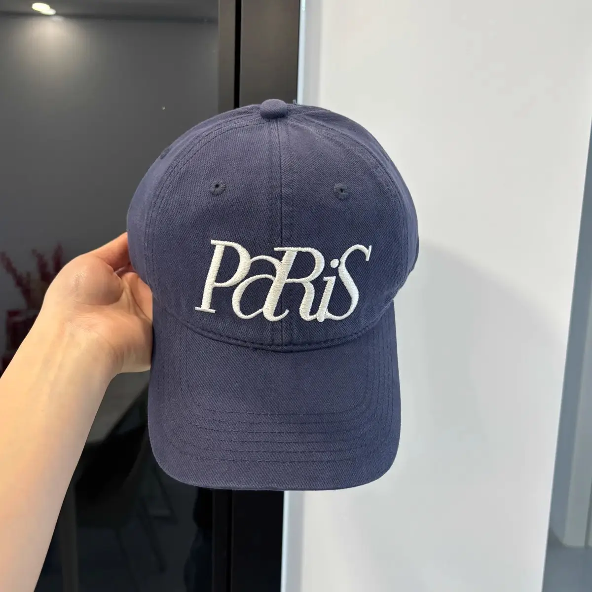 Paris Embroidered Beige Baseball Cap for Men Women — feature 11