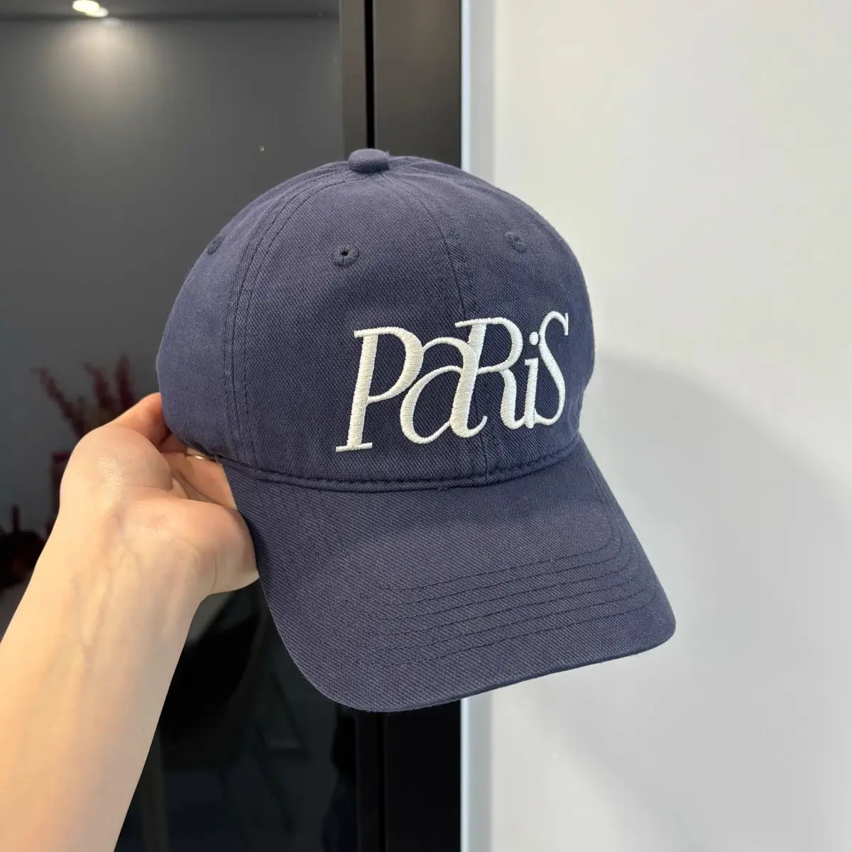Paris Embroidered Beige Baseball Cap for Men Women — feature 12