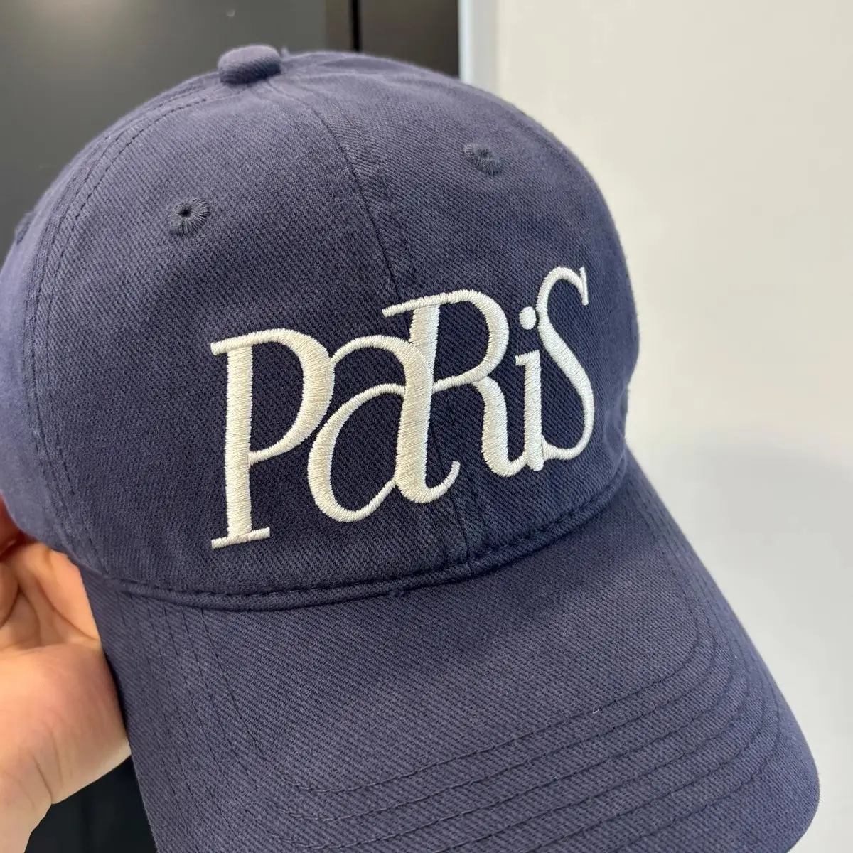Paris Embroidered Beige Baseball Cap for Men Women — feature 13