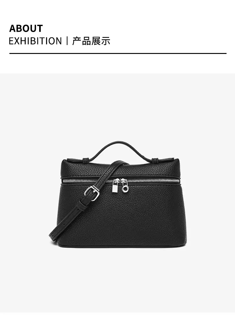 Black Leather Crossbody Shoulder Bag for Women — feature 10