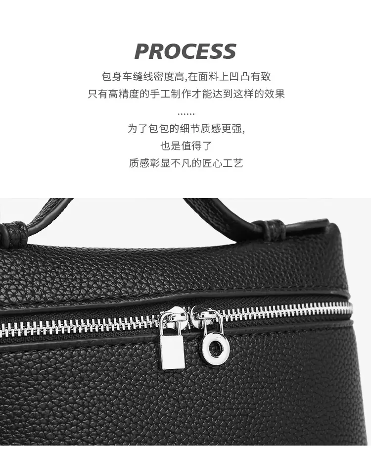 Black Leather Crossbody Shoulder Bag for Women — feature 7
