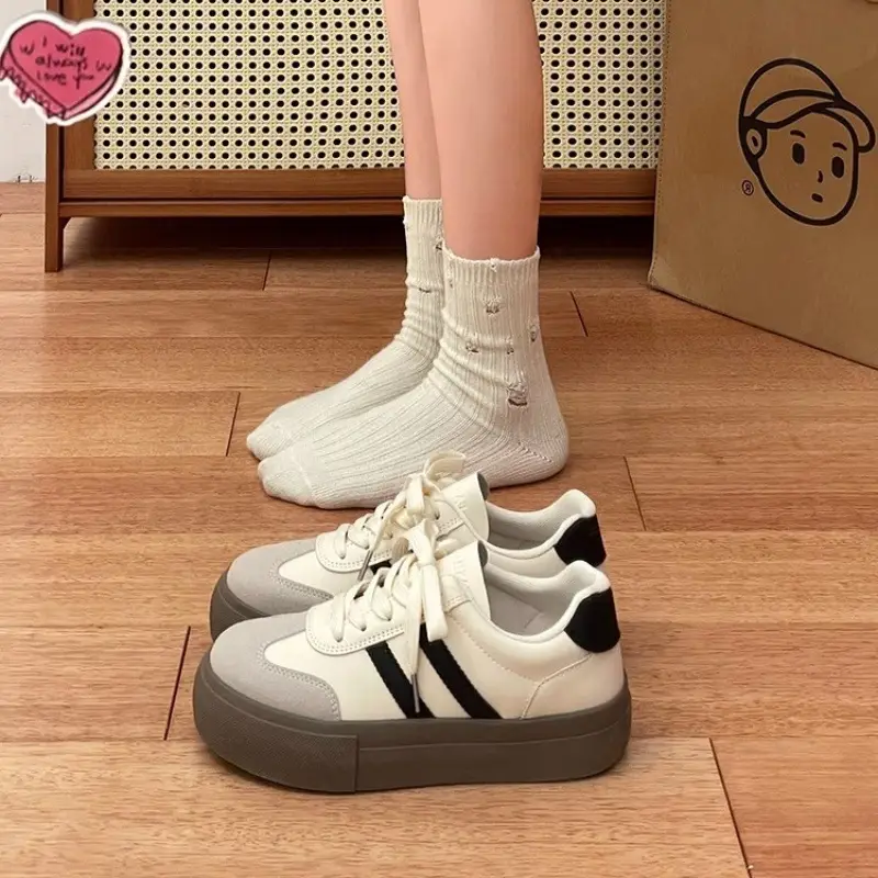 New Forrest Gump Shoes Women's Shoes 2025 Popular Spring Ultra-Thin Sneakers Casual Sports Shoes Thick-Soled White Moral Training Shoes - Image 3