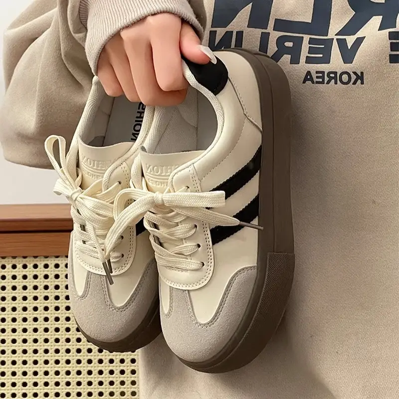 New Forrest Gump Shoes Women's Shoes 2025 Popular Spring Ultra-Thin Sneakers Casual Sports Shoes Thick-Soled White Moral Training Shoes - Image 4