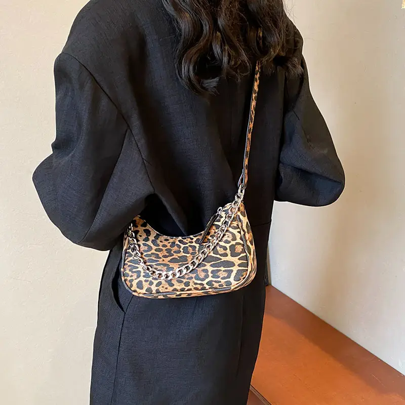 Leopard Print Crossbody Bag Women 2024 New Fashion - Image 5