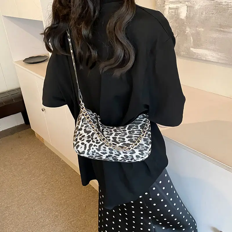 Leopard Print Crossbody Bag Women 2024 New Fashion - Image 6