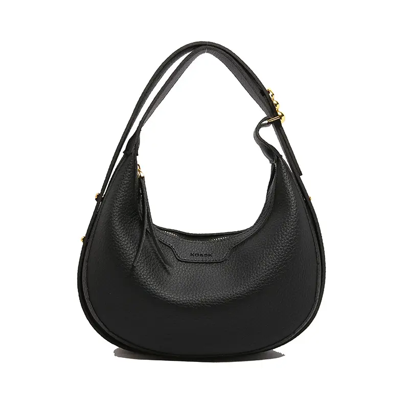 Women's Creamy Underarm Bag with Adjustable Strap - Image 2