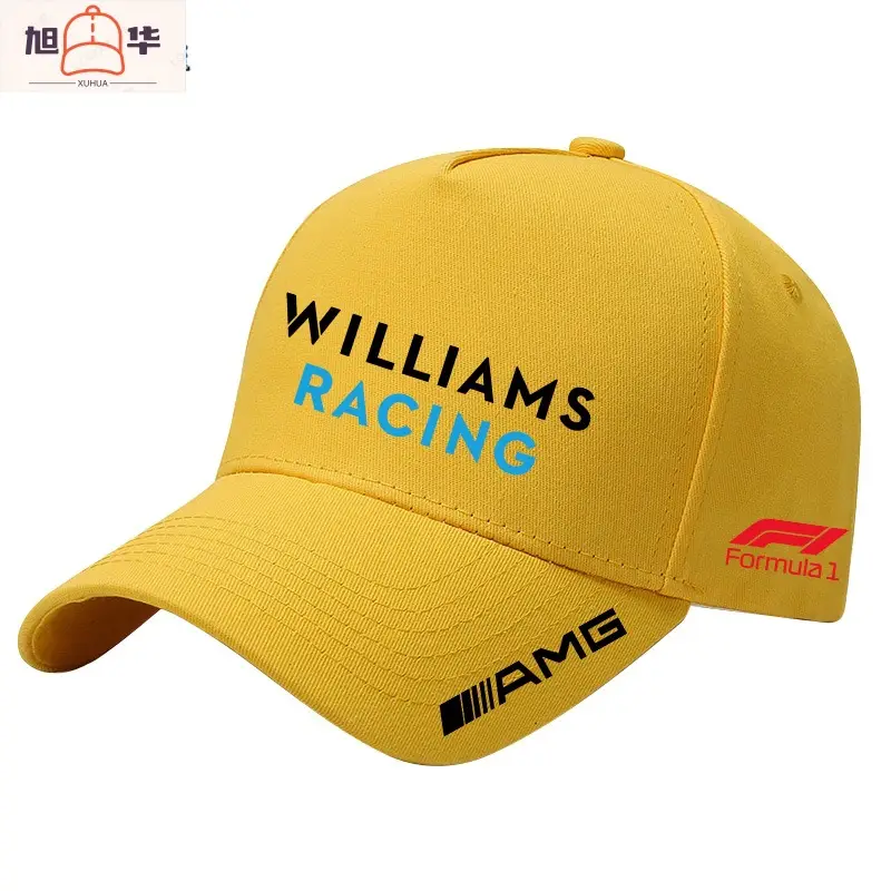Williams F1 Racing Event Logo Print Peripheral Cap Summer Men's Sunshade Baseball Cap