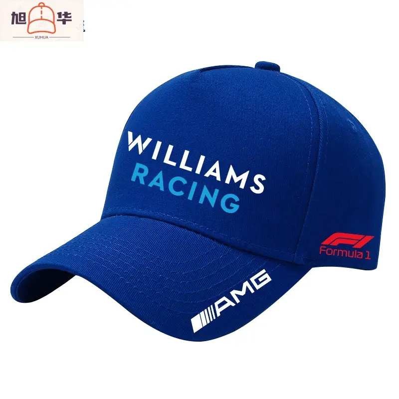 Williams F1 Racing Event Logo Print Peripheral Cap Summer Men's Sunshade Baseball Cap