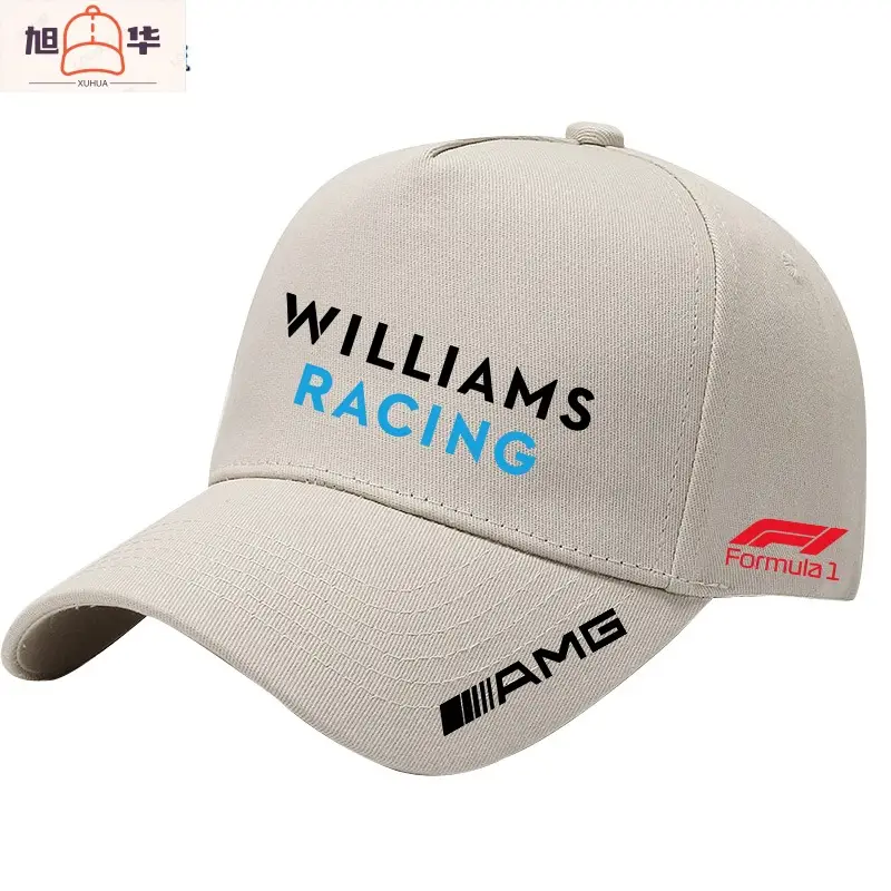 Williams F1 Racing Event Logo Print Peripheral Cap Summer Men's Sunshade Baseball Cap