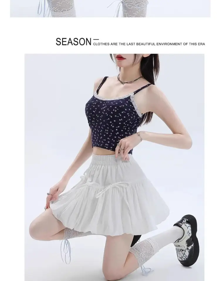 Black Bow Pleated High Waist Tulle Skirt for Women — feature 10