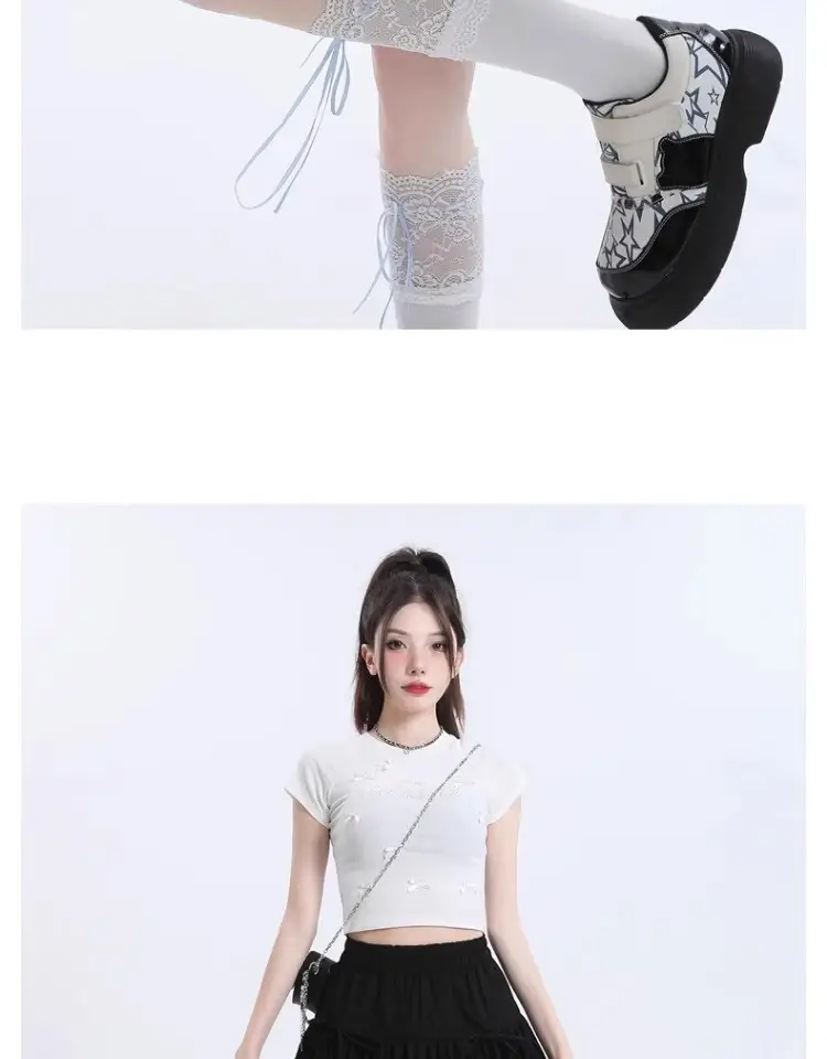 Black Bow Pleated High Waist Tulle Skirt for Women — feature 13