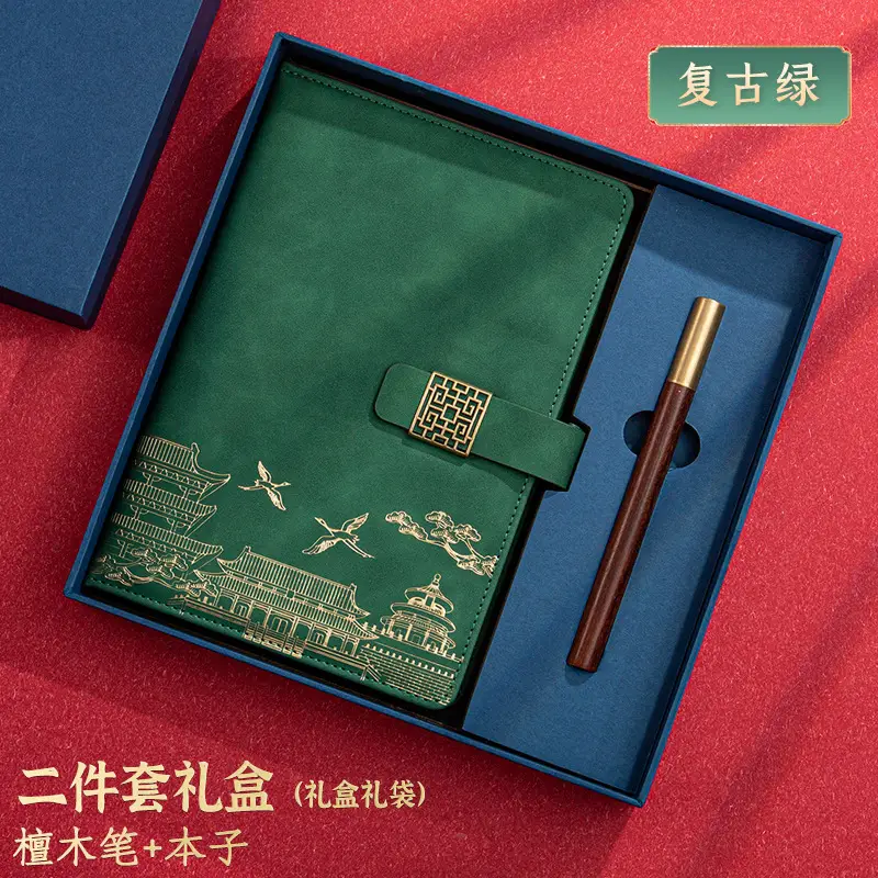 A5 National Trend Notebook Gift Box Set with High Appearance and Creative Chinese Style Forbidden City Notepad with Printable Logo and Cultural Creation - Image 12