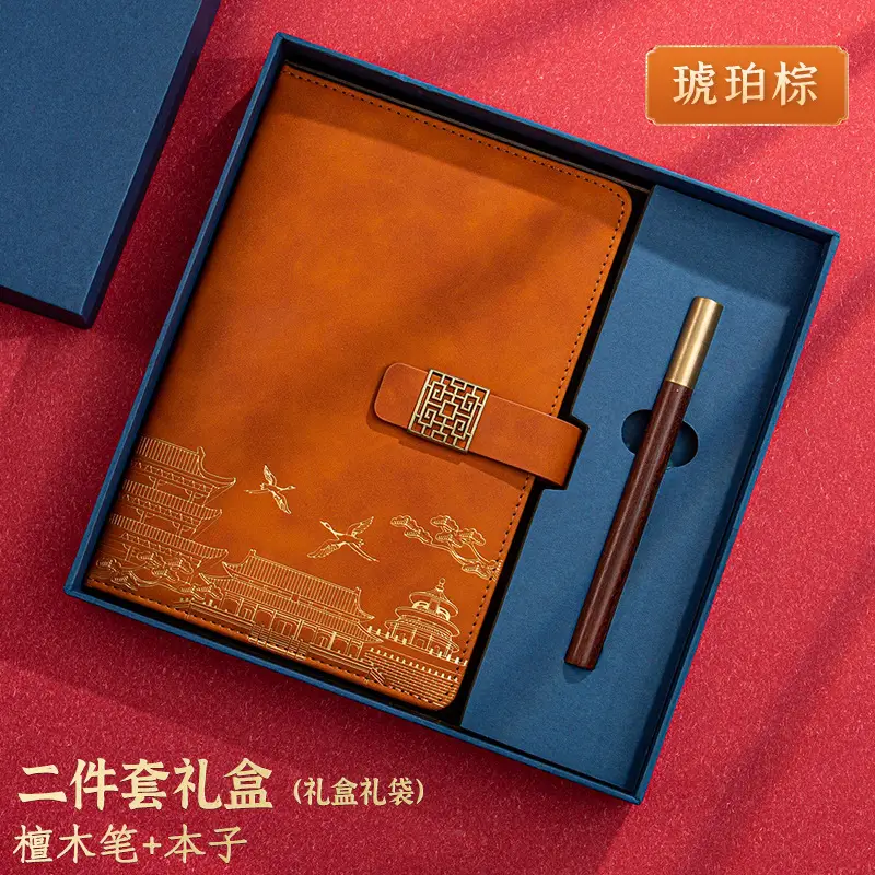 A5 National Trend Notebook Gift Box Set with High Appearance and Creative Chinese Style Forbidden City Notepad with Printable Logo and Cultural Creation - Image 13