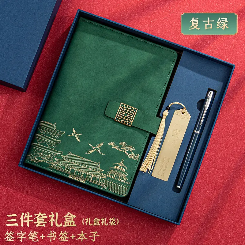 A5 National Trend Notebook Gift Box Set with High Appearance and Creative Chinese Style Forbidden City Notepad with Printable Logo and Cultural Creation - Image 23