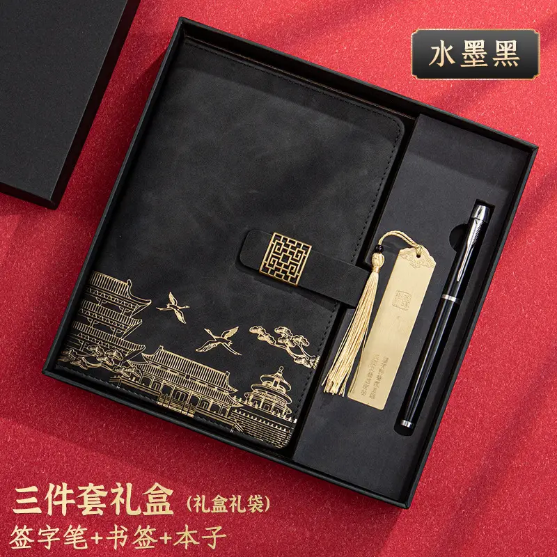 A5 National Trend Notebook Gift Box Set with High Appearance and Creative Chinese Style Forbidden City Notepad with Printable Logo and Cultural Creation - Image 27