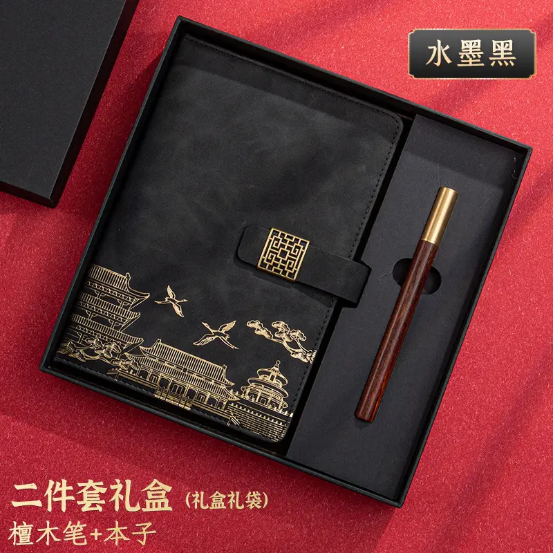 A5 National Trend Notebook Gift Box Set with High Appearance and Creative Chinese Style Forbidden City Notepad with Printable Logo and Cultural Creation - Image 9