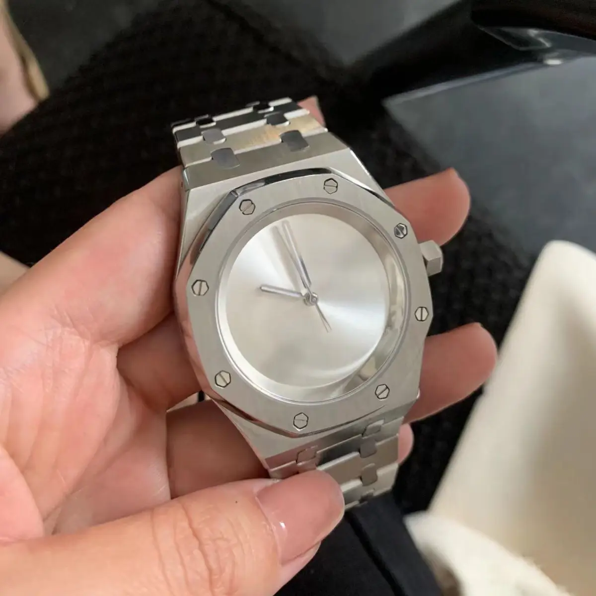 Men's Sunflower Watch Coffee Stainless Steel Waterproof - Image 3