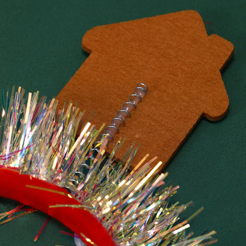 Christmas Ginger Cookie Headband Red Party Dress Up — feature 8