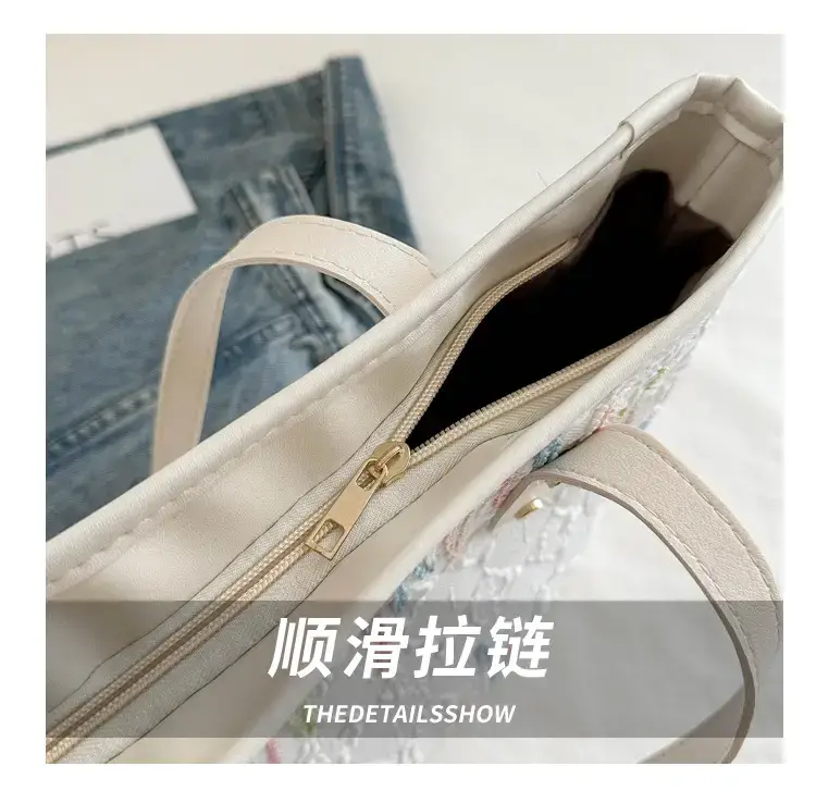 Women's Canvas Tote Bag Large Capacity Summer Commuter — feature 4