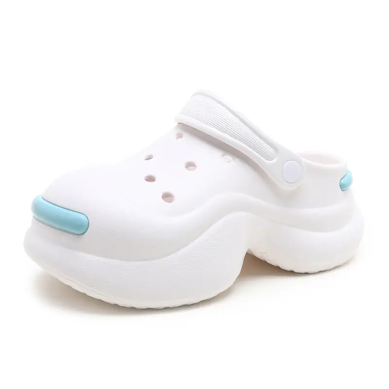 Hole Shoes High-height Shoes Women's Outdoor Non-slip Thick Bottom Wear-resistant Sandals and Slippers with Non-smelly Feet Summer Slippers - Image 5