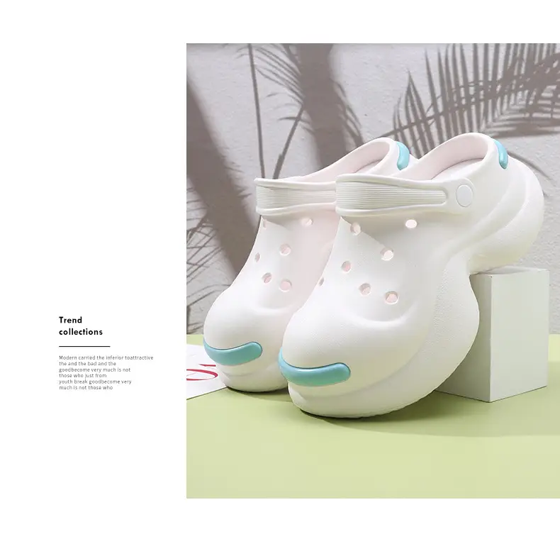 Hole Shoes High-height Shoes Women's Outdoor Non-slip Thick Bottom Wear-resistant Sandals and Slippers with Non-smelly Feet Summer Slippers — feature 10