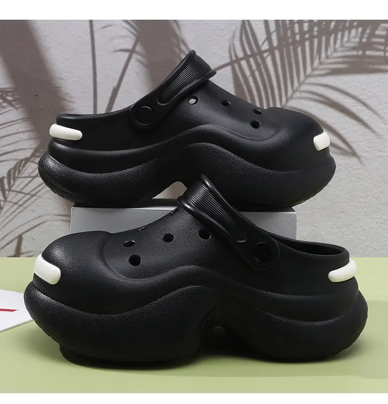 Hole Shoes High-height Shoes Women's Outdoor Non-slip Thick Bottom Wear-resistant Sandals and Slippers with Non-smelly Feet Summer Slippers — feature 16
