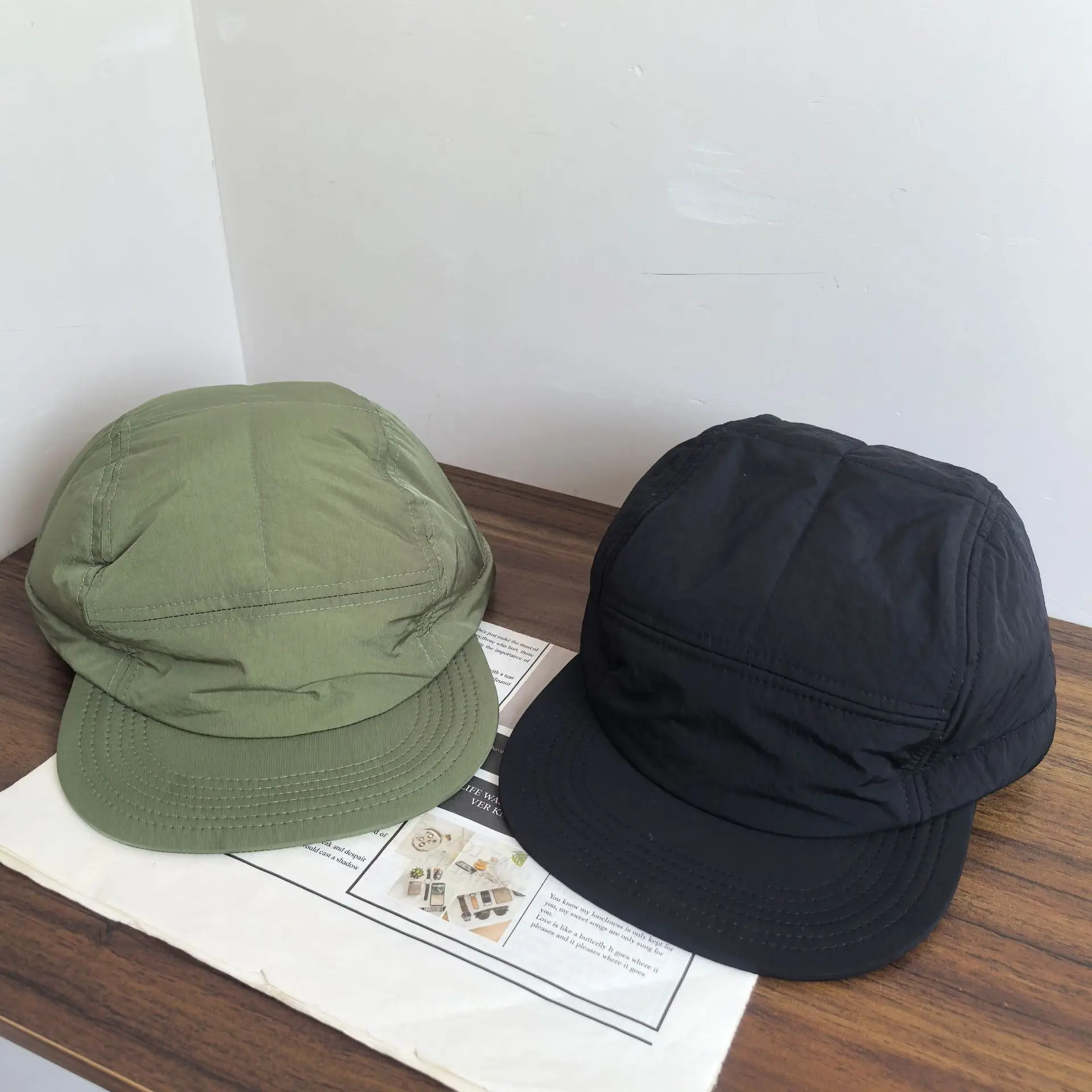 Winter Drying Cap Olive Green for Men Women - Image 6