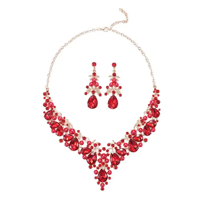 Electroplated Pearl Necklace Earrings Set for Women — feature 5