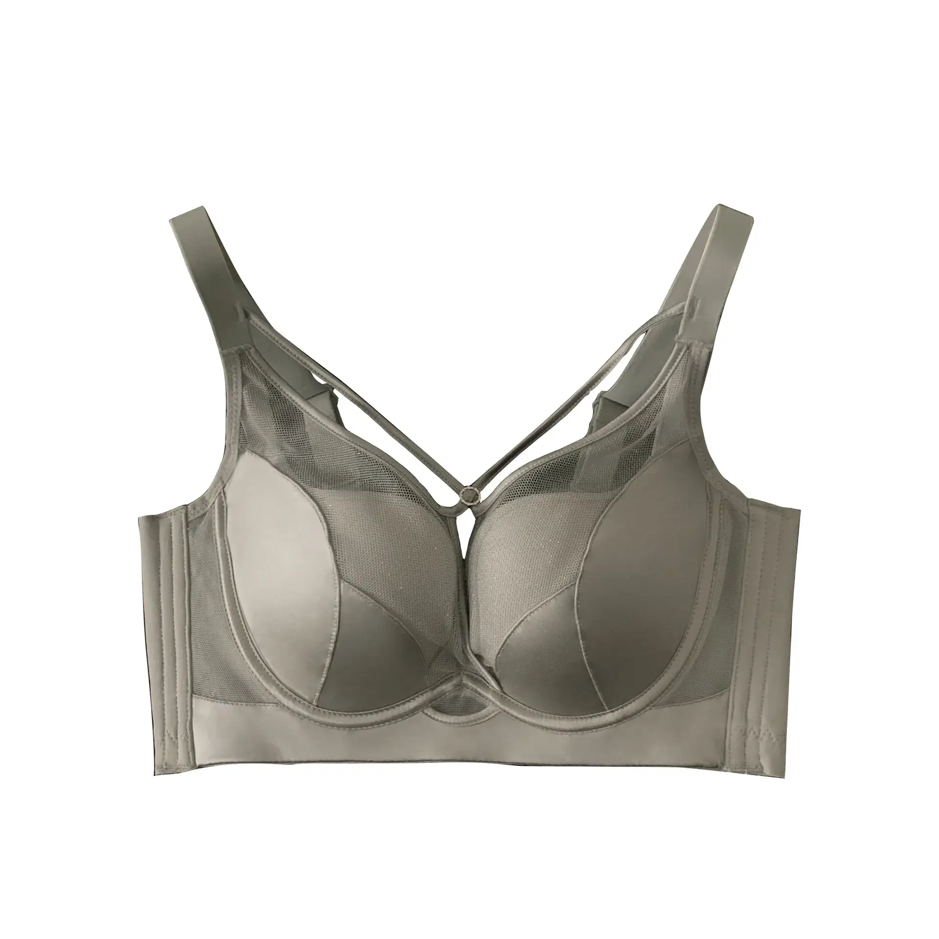 Satin Push-Up Underwear Women Adjustable Steel Ring - Image 13