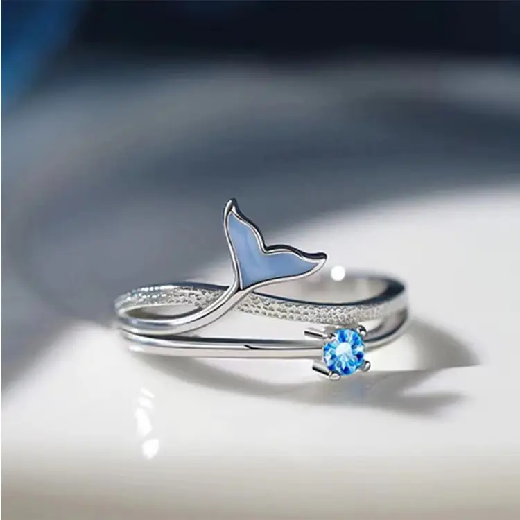 Mermaid Foam Adjustable Ring for Women - Image 4