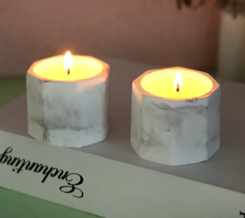 Niche Aromatherapy Candle Gypsum Cup Octagonal Cup Household Bedroom Aroma Butter Lamp Gift Cross-border Accompanying Day — feature 10
