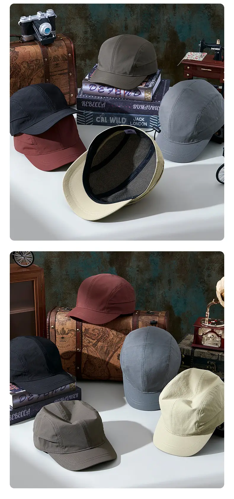 Custom Printed Baseball Cap with Logo Embroidery — feature 11