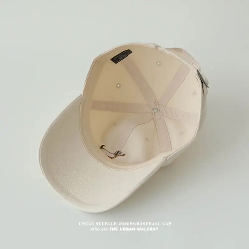 Stubble Dachshund Baseball Cap Tan — feature 3
