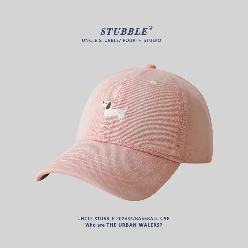 Stubble Dachshund Baseball Cap Tan - Image 2