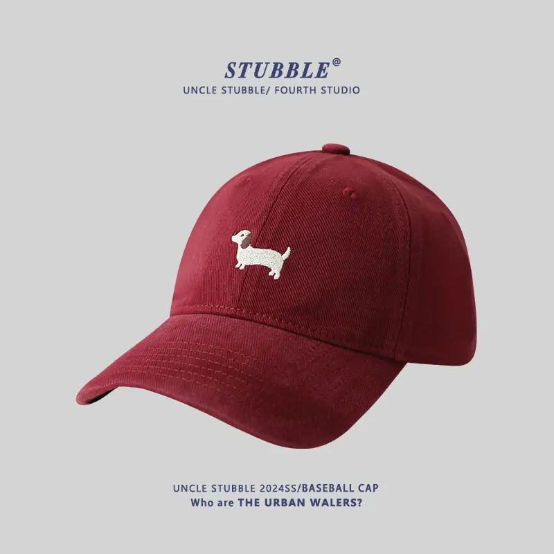 Stubble Dachshund Baseball Cap Tan - Image 3
