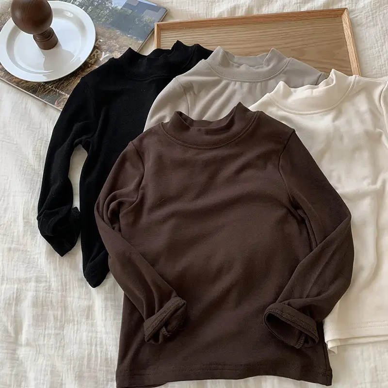 Boys Long Sleeve T-Shirt Solid Color Spring Autumn