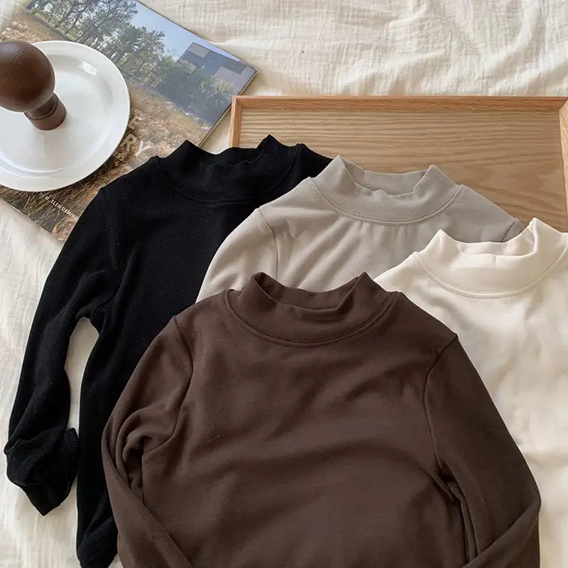 Boys Long Sleeve T-Shirt Solid Color Spring Autumn