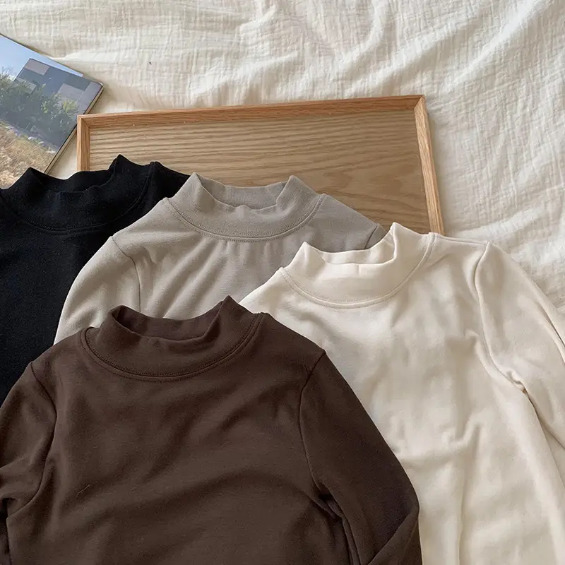 Boys Long Sleeve T-Shirt Solid Color Spring Autumn — feature 6