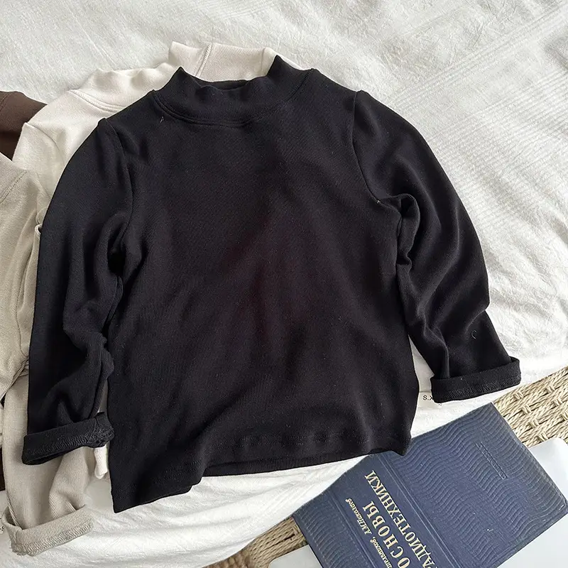 Boys Long Sleeve T-Shirt Solid Color Spring Autumn