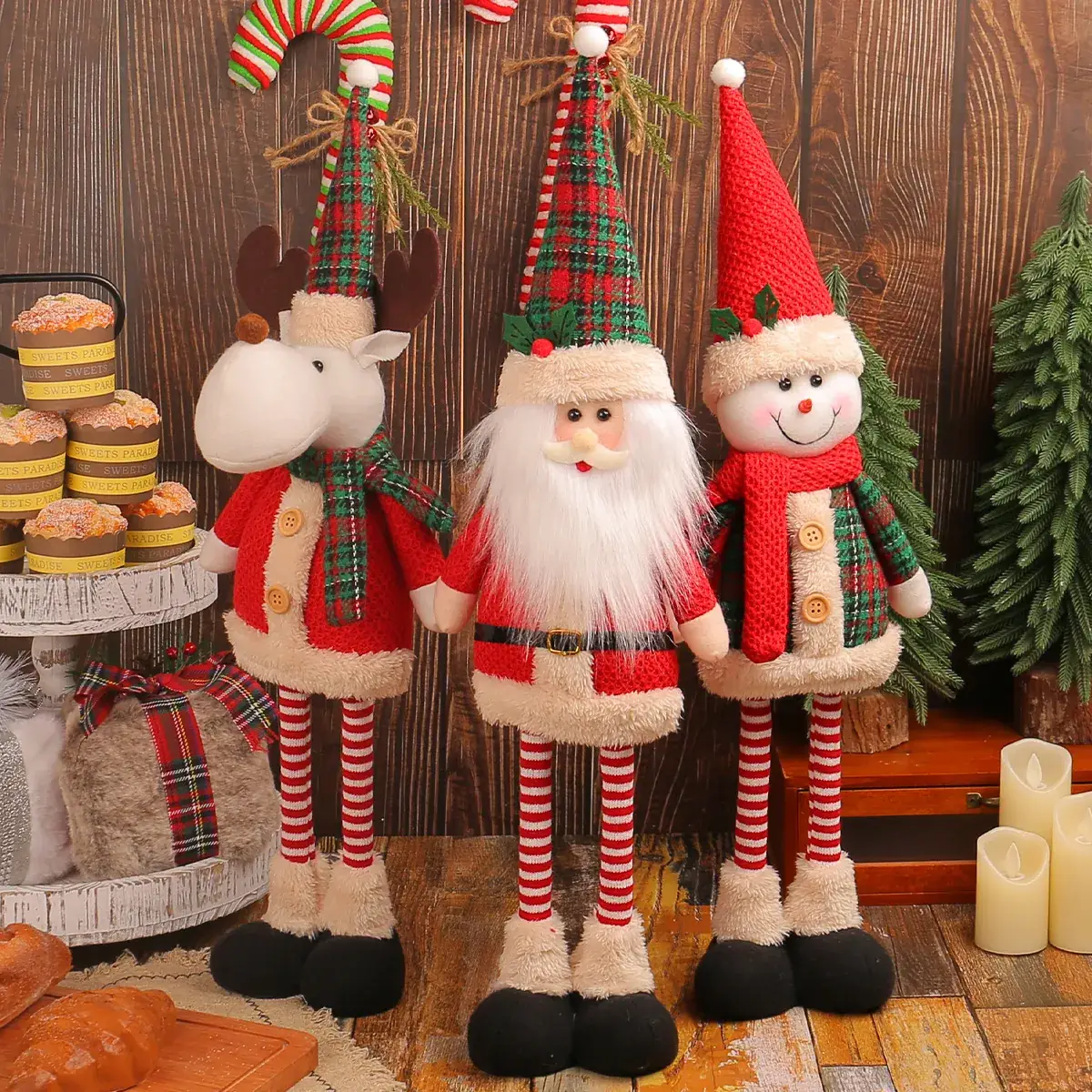 Christmas Snowman Doll 429g Decorative Ornament - Image 35