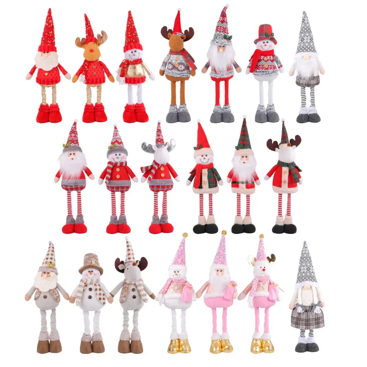 Christmas Snowman Doll 429g Decorative Ornament - Image 37