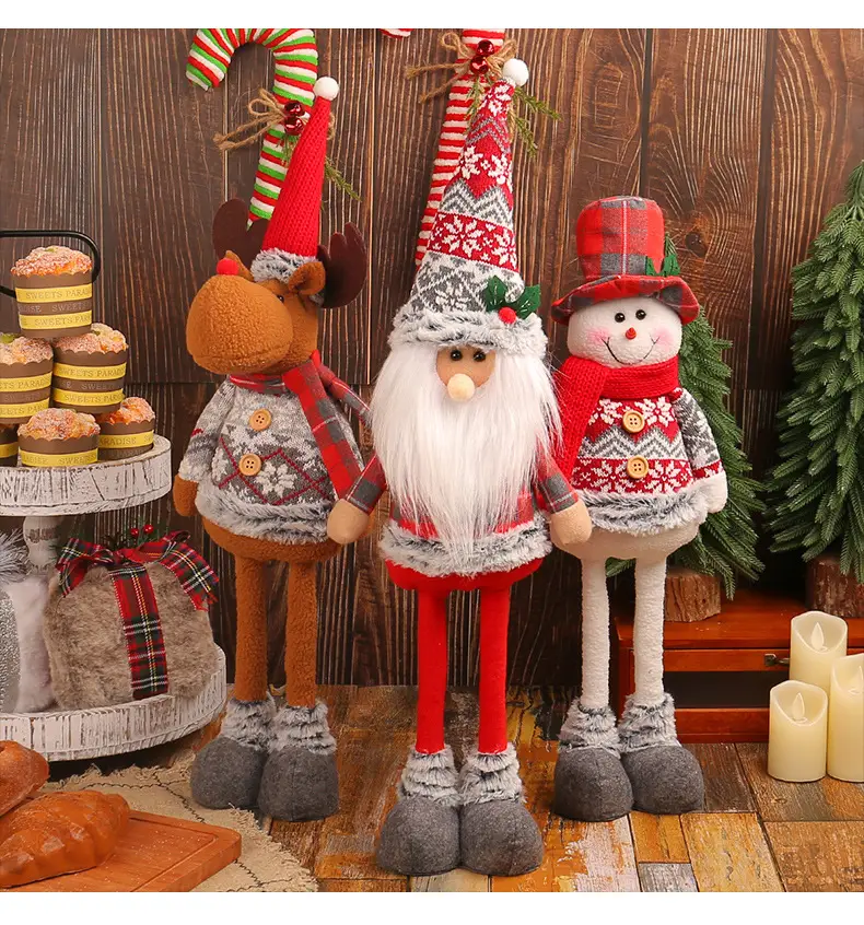 Christmas Snowman Doll 429g Decorative Ornament — feature 9