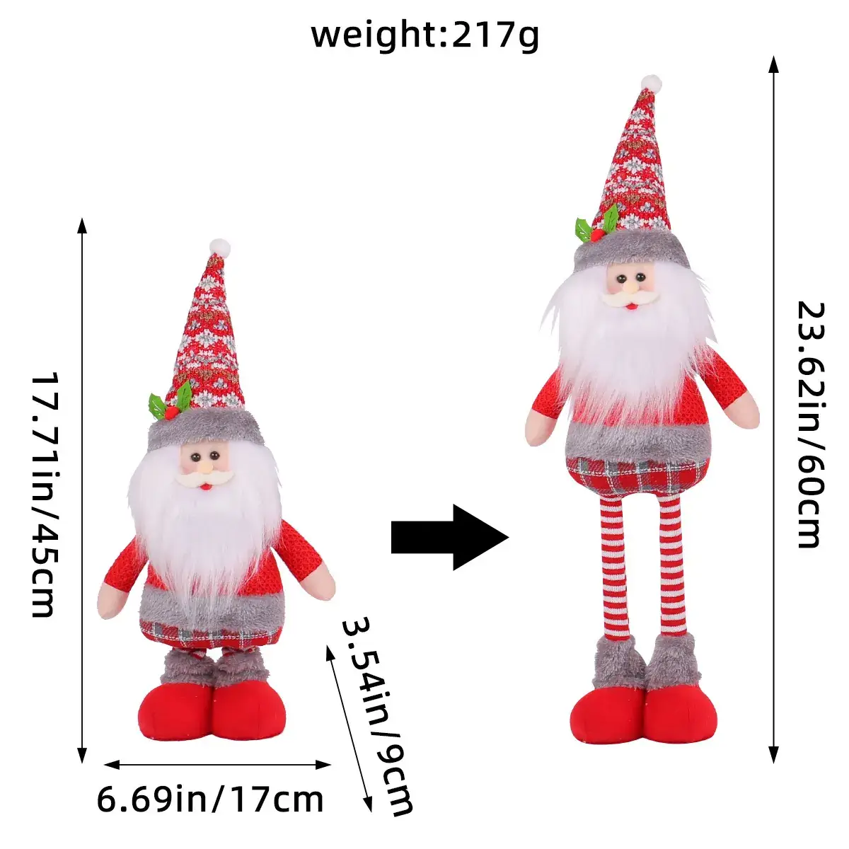 Christmas Snowman Doll 429g Decorative Ornament - Image 29