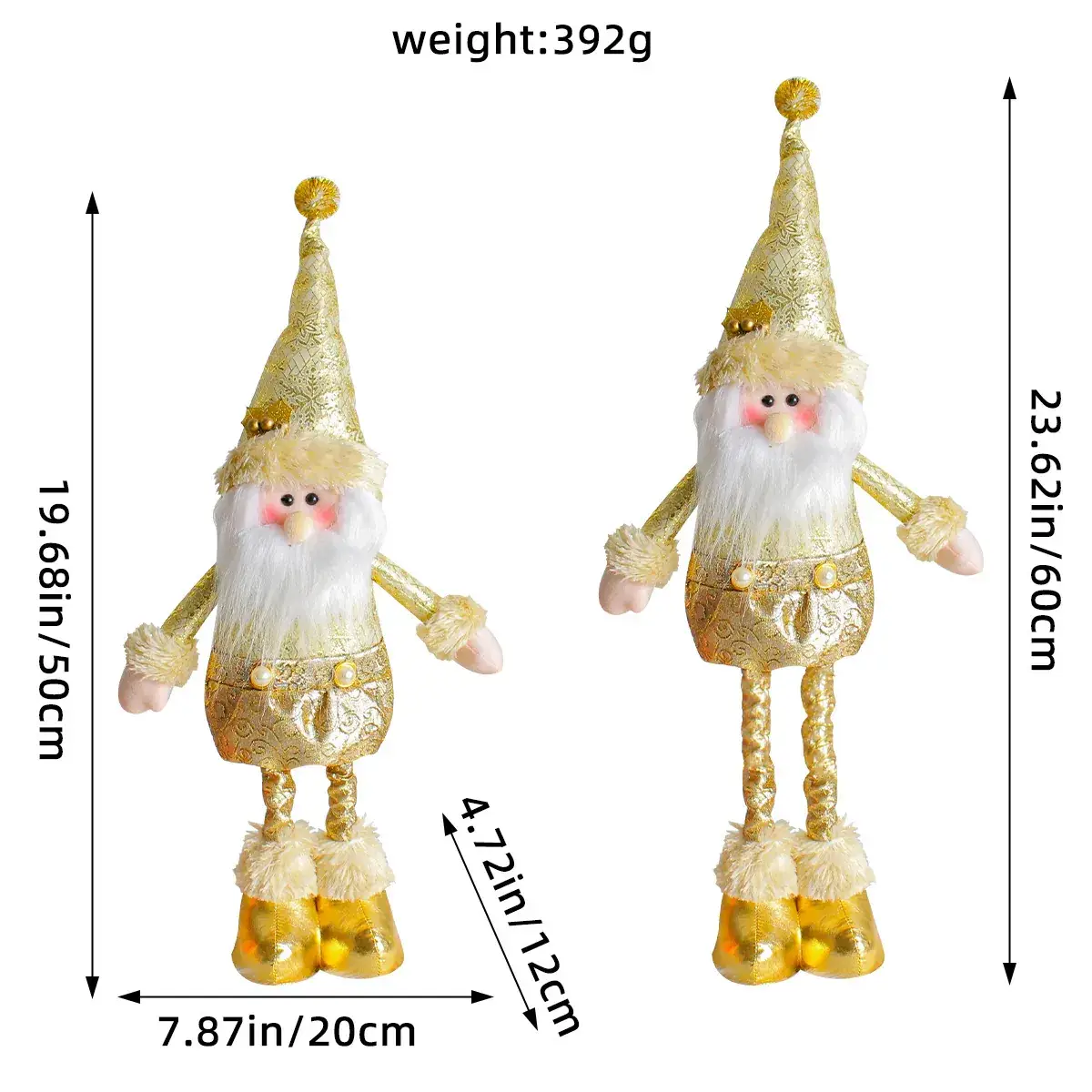 Christmas Snowman Doll 429g Decorative Ornament - Image 7