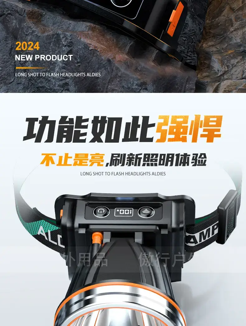 A95 Multi-Function LED Headlamp White No-Goody β feature 2