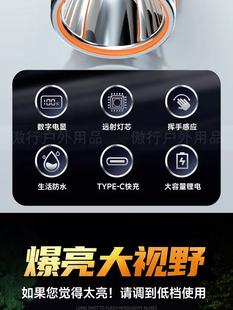 A95 Multi-Function LED Headlamp White No-Goody β feature 3